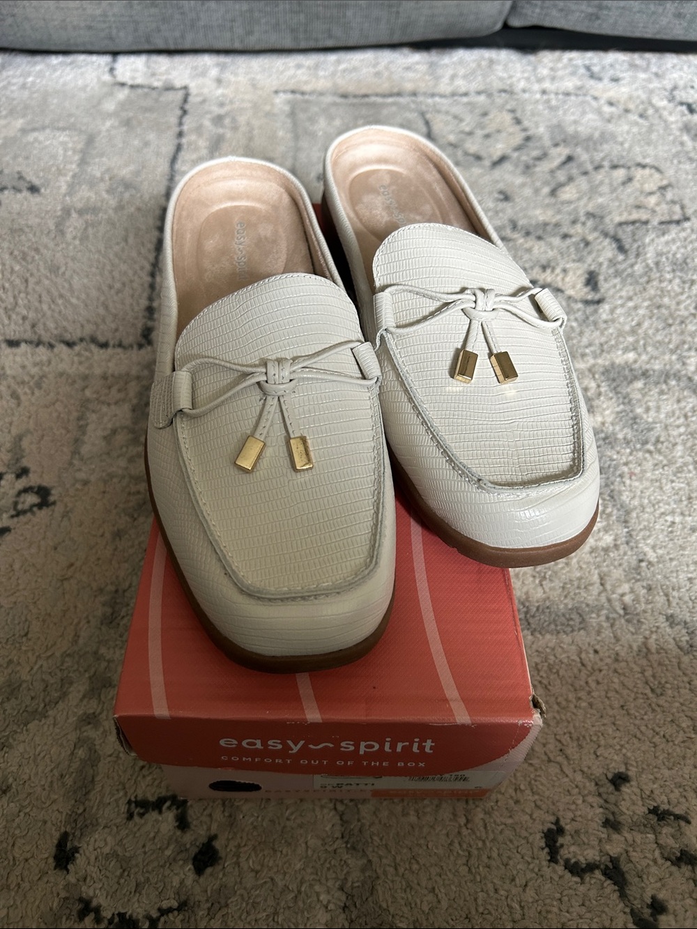 Easy Spirit Patti Textured Slip-On Loafers